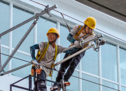 京滬線(xiàn)宿州站改工程建設使用防墜器